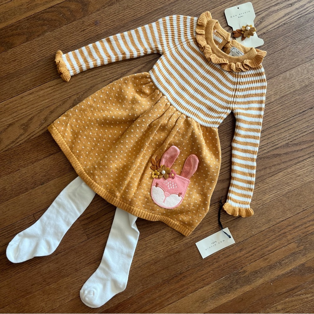 Max Studio Baby 3-Piece Set Knit 12M